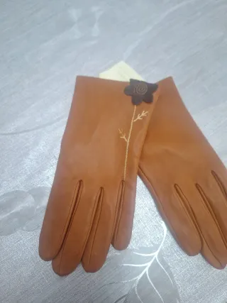 Guantes de piel auténtica