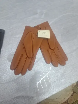 Guantes de piel auténtica