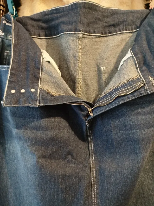 Falda vaquera larga Talla XXXL