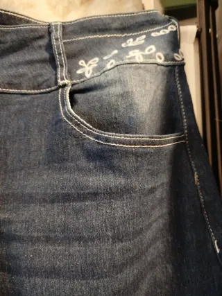 Falda vaquera larga Talla XXXL