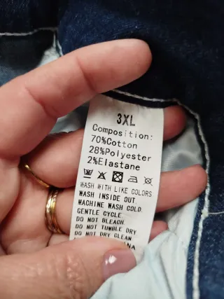 Falda vaquera larga Talla XXXL