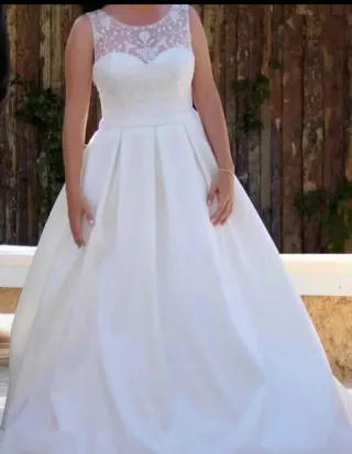 Vestido de Novia Aire Barcelona Talla 38