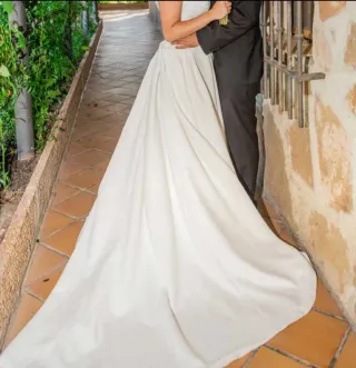 Vestido de Novia Aire Barcelona Talla 38