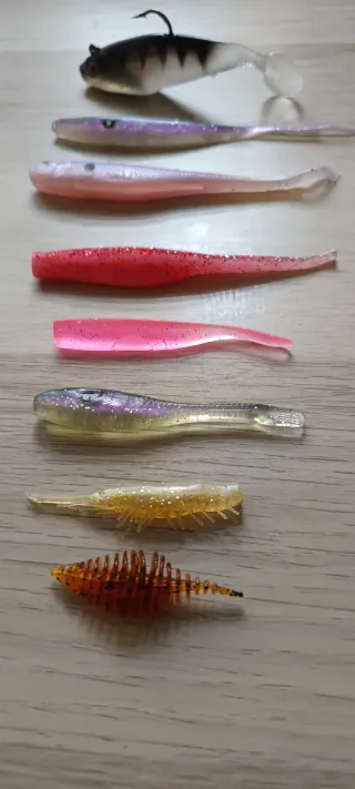 Lote señuelos pesca variados