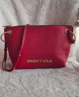 Bolso Piel Bimba y Lola Rojo