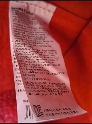 Bolso Piel Bimba y Lola Rojo