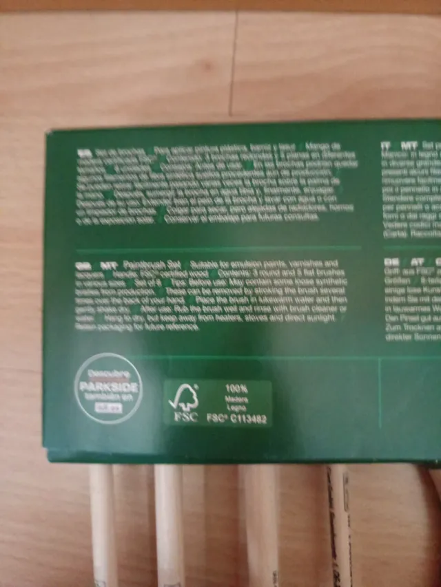 Set de brochas Parkside