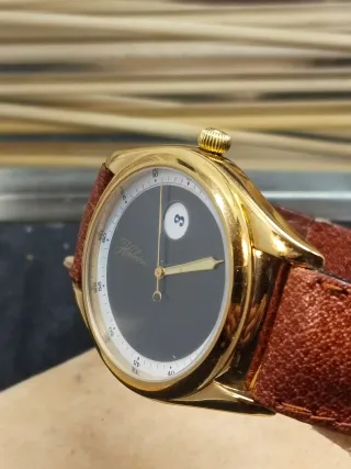 Reloj Halcón Horas Saltantes Esfera Negra