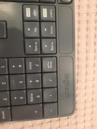 Teclado Logitech Negro/Gris