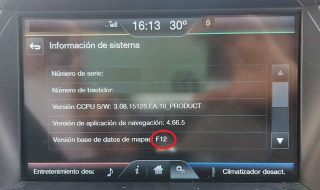 SD Ford Sync2 F12 Mapas 2024-2025