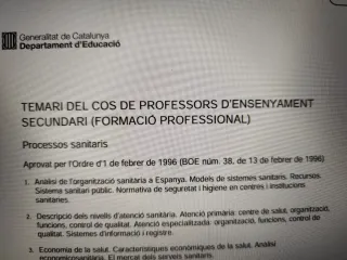 Temari oposicions FP 518