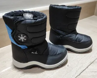 Scarponcini neve bambini tg 24 neri