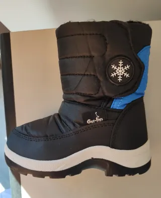 Scarponcini neve bambini tg 24 neri