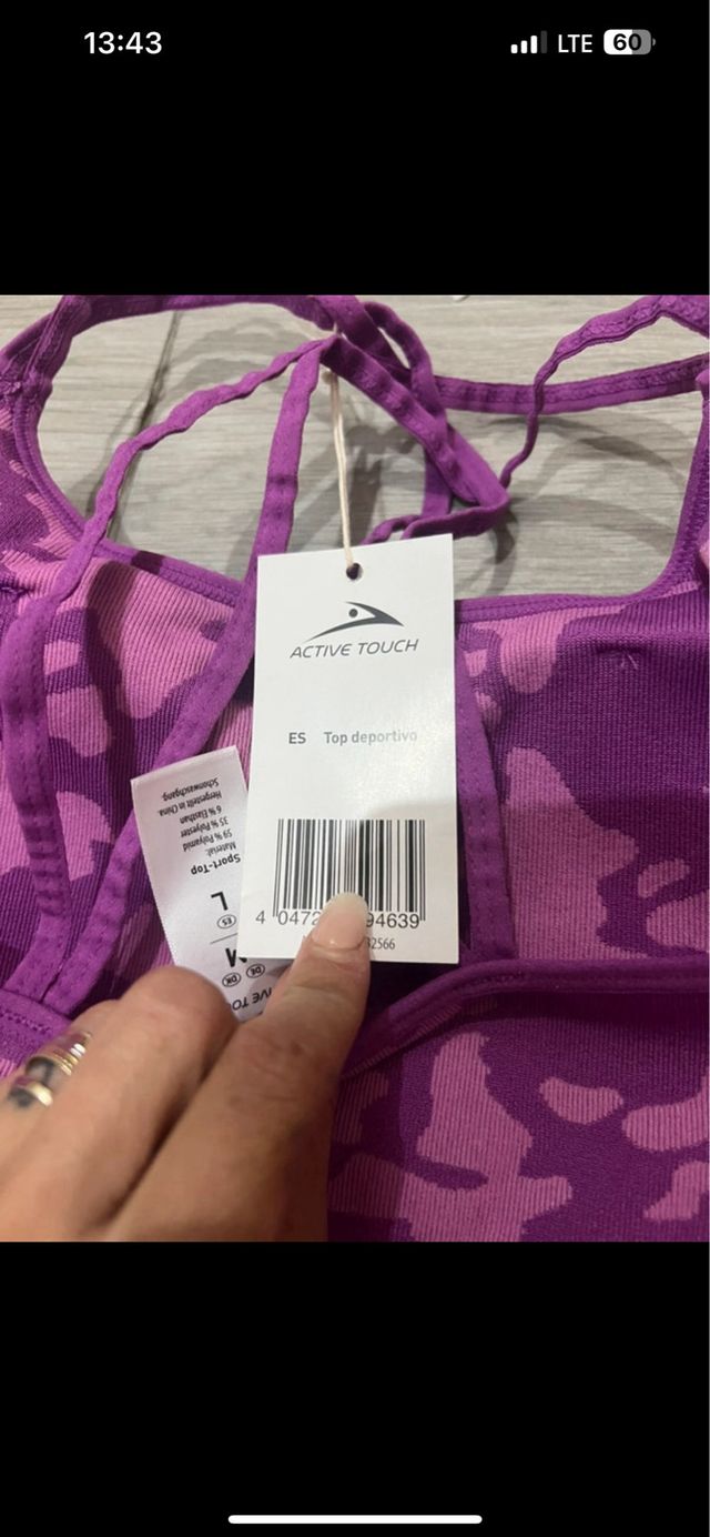 Conjunto deportivo mujer rosa y morado