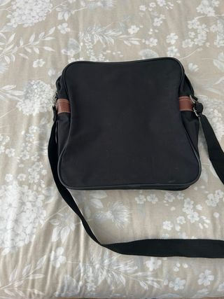 Bandolera Jack & Jones Negra y Marrón