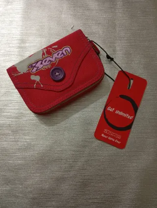 Portafoglio Seven rosso multitasche