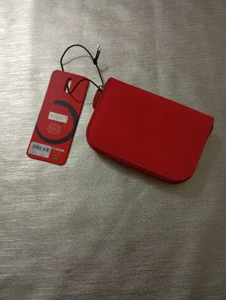 Portafoglio Seven rosso multitasche