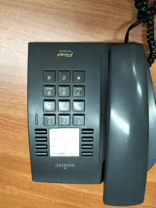 Telefono da tavolo Alcatel nero