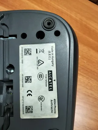 Telefono da tavolo Alcatel nero