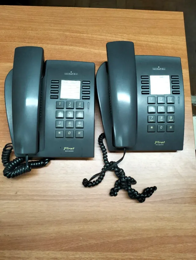 Telefono da tavolo Alcatel nero