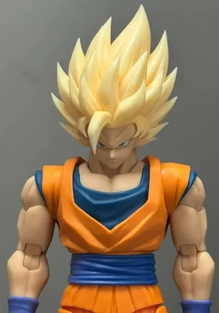 Cabellera Super Saiyan 2 Goku para Sh figuarts