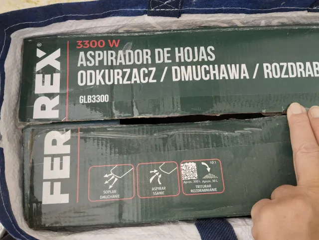Aspirador y soplador de hojas Ferrex