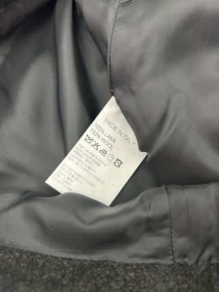 Gonna longuette a tubino in lana, Made in Italy