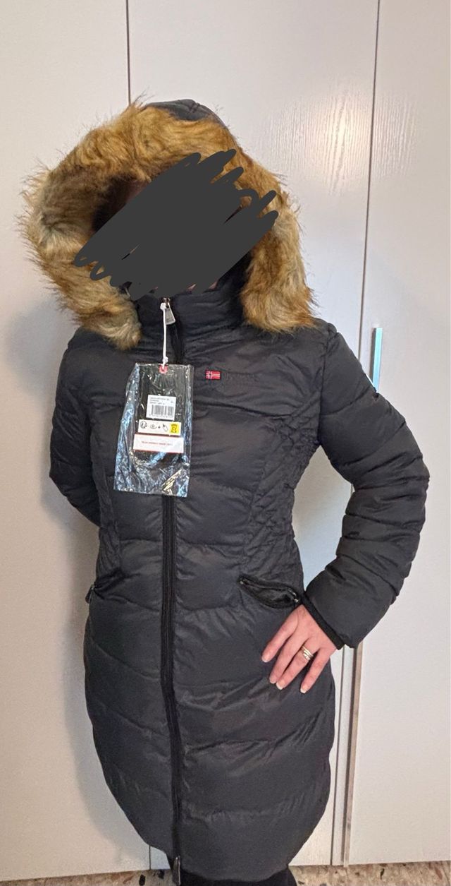 Giubbotto Norway grigio scuro con cappuccio