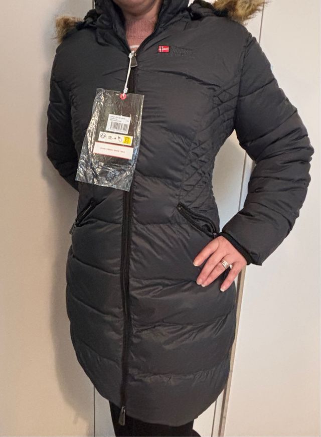 Giubbotto Norway grigio scuro con cappuccio