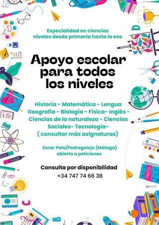 CLASES PARTICULARES | Refuerzo escolar