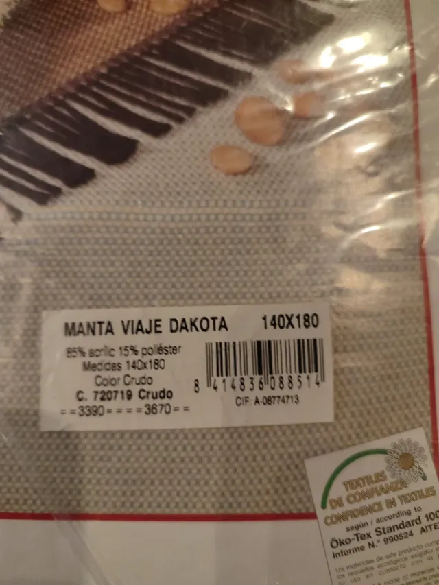 Manta de viaje Rasilan Dakota 1