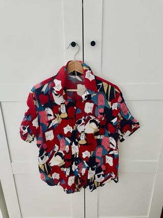 Camisa vintage estampada