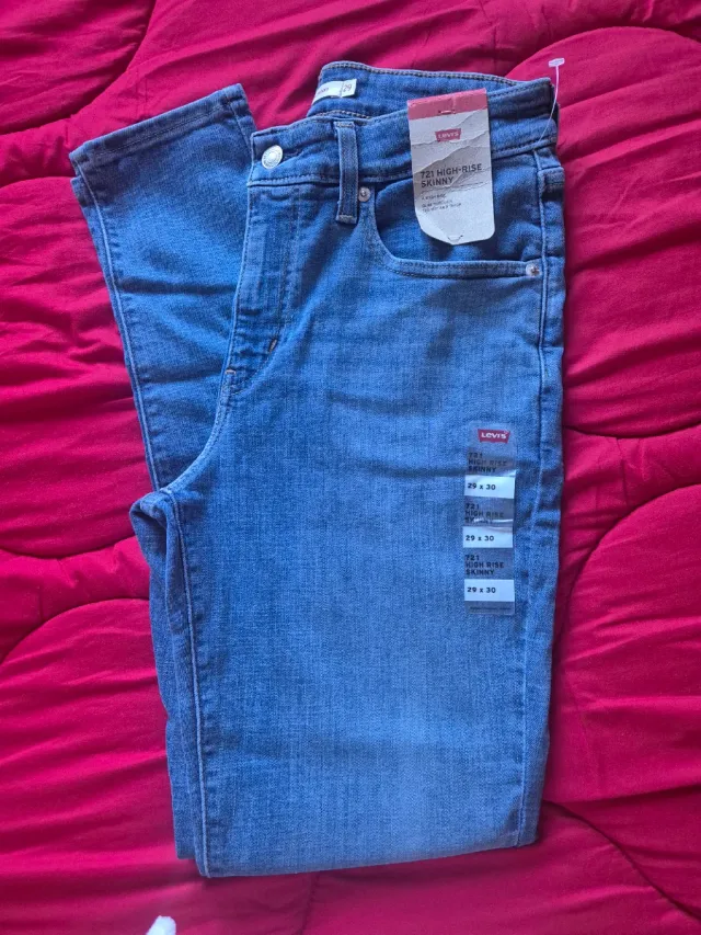 Levi's 721 High Rise Skinny Jeans Talla 29x30