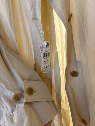 Gabardina Beige Mango Talla M