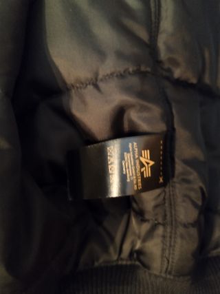 Chaqueta Bomber Alpha Industries Negra