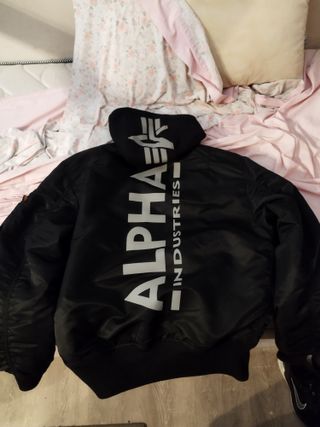 Chaqueta Bomber Alpha Industries Negra