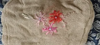 Bolso de tela con flores, bolso marca Mango y otrs