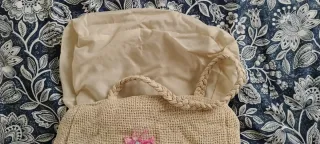 Bolso de tela con flores, bolso marca Mango y otrs