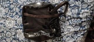 Bolso de tela con flores, bolso marca Mango y otrs