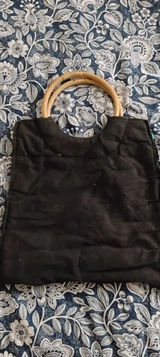 Bolso de tela con flores, bolso marca Mango y otrs