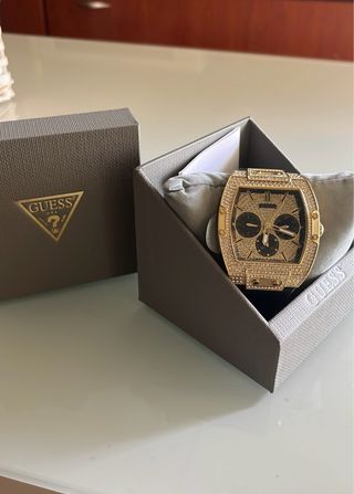 Reloj Guess Cronógrafo Negro/Dorado Hombre