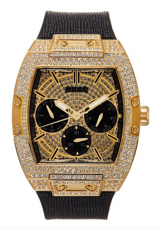Reloj Guess Cronógrafo Negro/Dorado Hombre