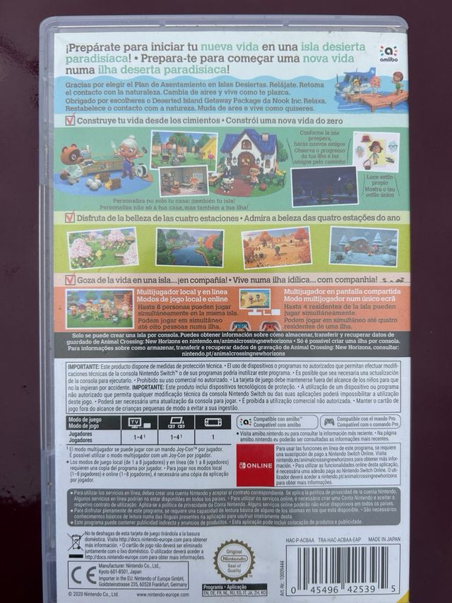 Animal Crossing New Horizons Switch