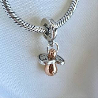 CHARM CHUPETE BEBE ROSE GOLD