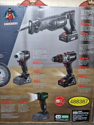 Herramientas Parkside Performance 20V Recargables