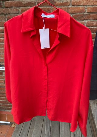 Camisa Roja Mango