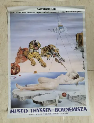 Cartel Antiguo Salvador Dalí Sueño