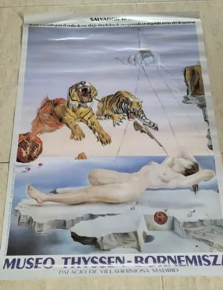 Cartel Antiguo Salvador Dalí Sueño