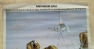 Cartel Antiguo Salvador Dalí Sueño