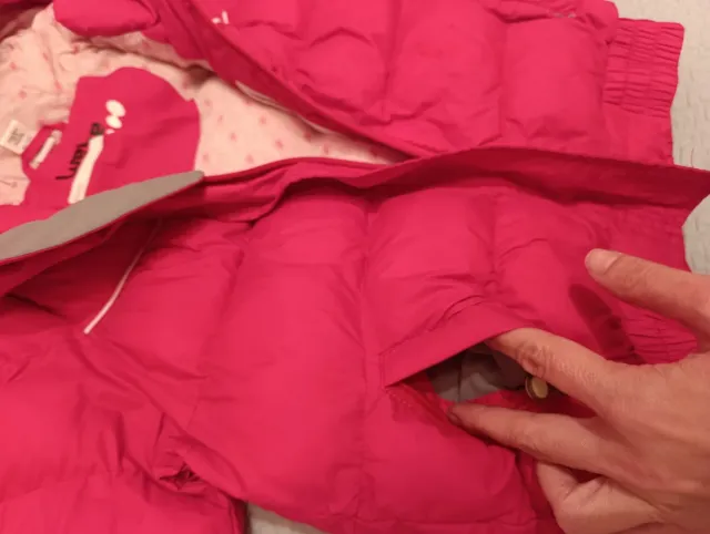 Abrigo fucsia niña con capucha